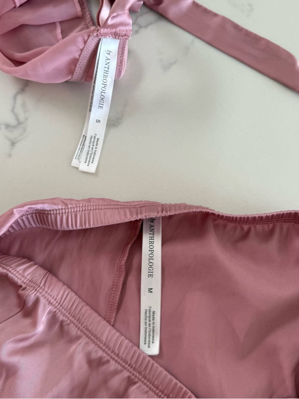 By Anthropologie Tie-Back Sheer Cami & Ruffle Mini Skirt SET - Size S/M - Picture 5 of 14